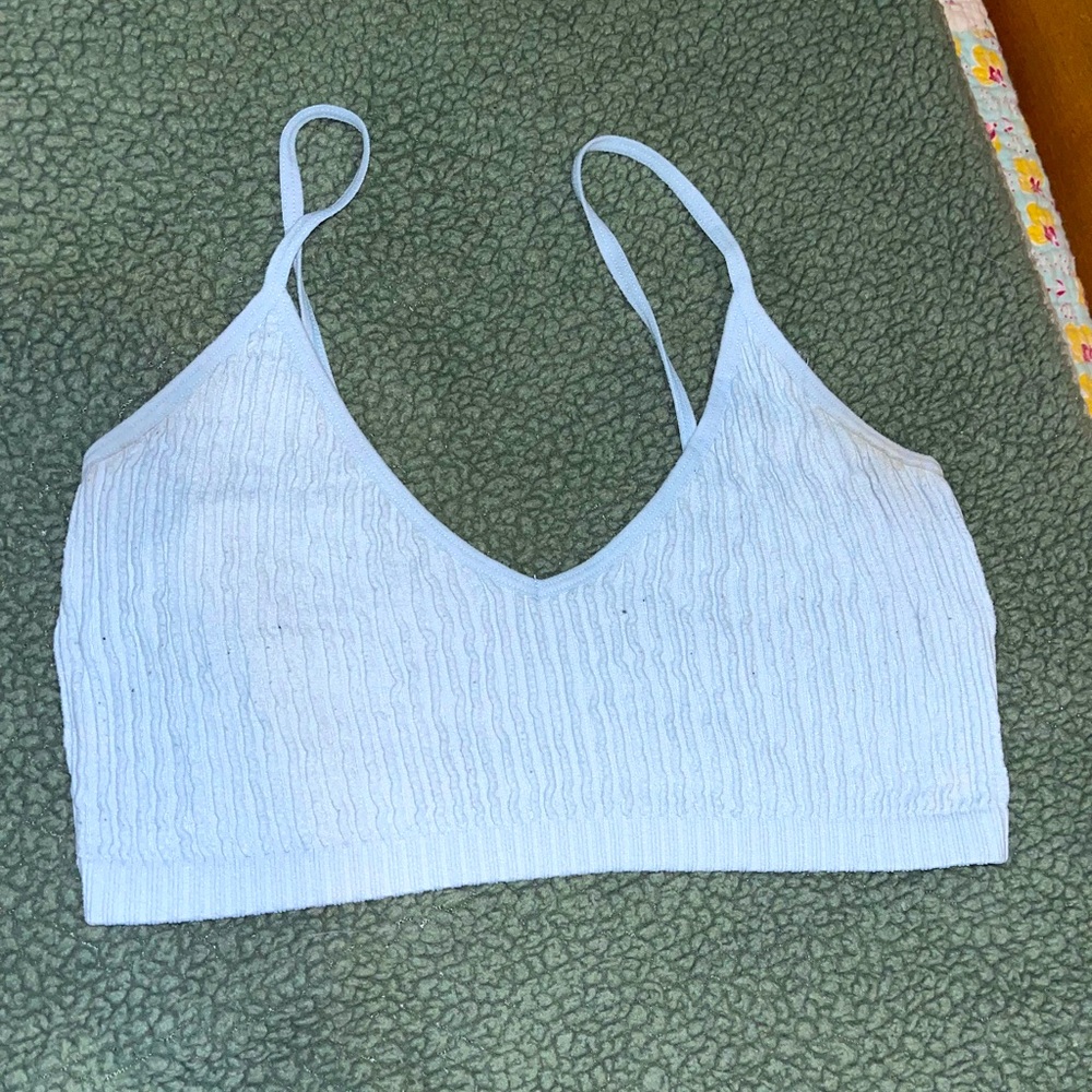 Blue bra